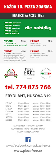 Opinii despre Pizza Free în Frýdlant - Gastronomie a pohostinství