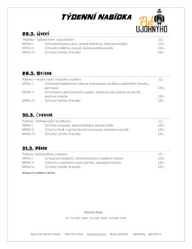 Opinii despre U Johnyho žebra în Brno - Gastronomie a pohostinství