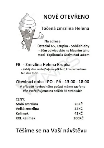 Opinii despre Zmrzlina Helena Krupka în Soběchleby - Gastronomie a pohostinství
