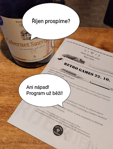Opinii despre Vinný sklípek VINÁRIUM în Brno - Gastronomie a pohostinství