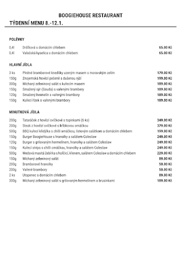 Opinii despre BoogieHouse Restaurant în Praha - Gastronomie a pohostinství