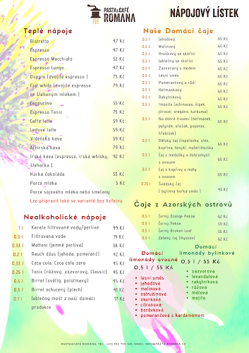 Opinii despre Pasta & Café Romana în Podlesí - Gastronomie a pohostinství