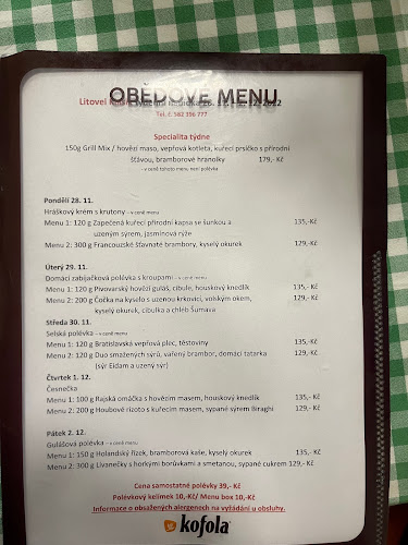 Litovel Klasik Restaurant