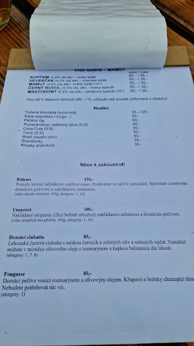 Opinii despre Pivovar Mamut în Mikulov - Gastronomie a pohostinství