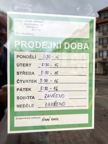 Opinii despre Jan Mašek - pekařství în Nové Město - Gastronomie a pohostinství