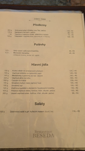 Opinii despre Restaurace BESEDA în Olomouc - Gastronomie a pohostinství