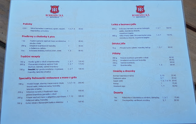 ROHOZECKÁ RESTAURACE - Gastronomie a pohostinství