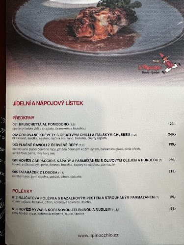 Opinii despre Pizzeria il Pinocchio în Praha - Gastronomie a pohostinství