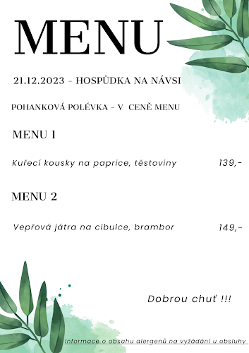 Hospůdka na Návsi - Hladké Životice - Ostrava