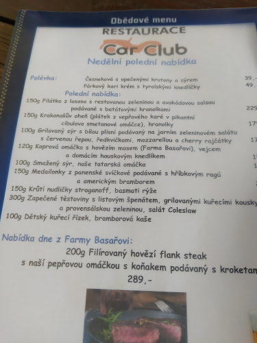 Opinii despre Restaurace Car Club în Vrchlabí - Gastronomie a pohostinství