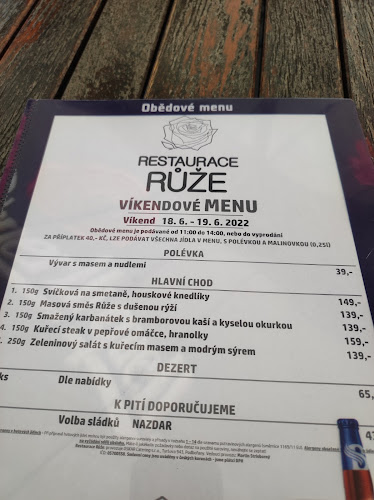 Comentarii opinii despre Hotel a restaurace Růže Podbořany