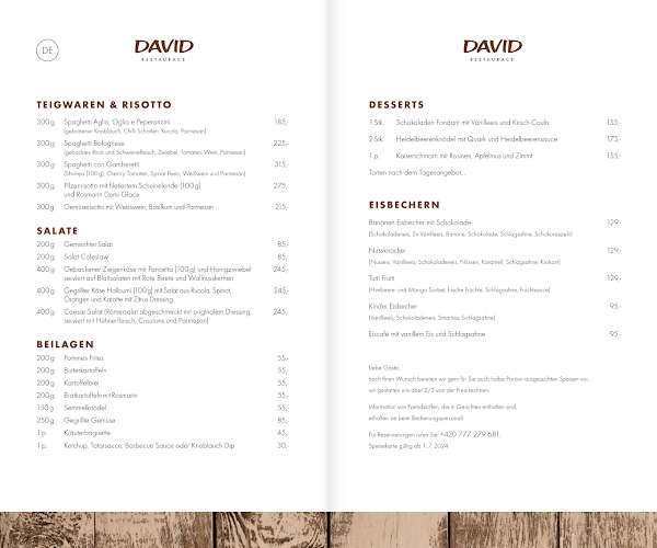 Comentarii opinii despre Restaurace David