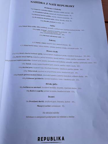 Restaurace Republika - Gastronomie a pohostinství