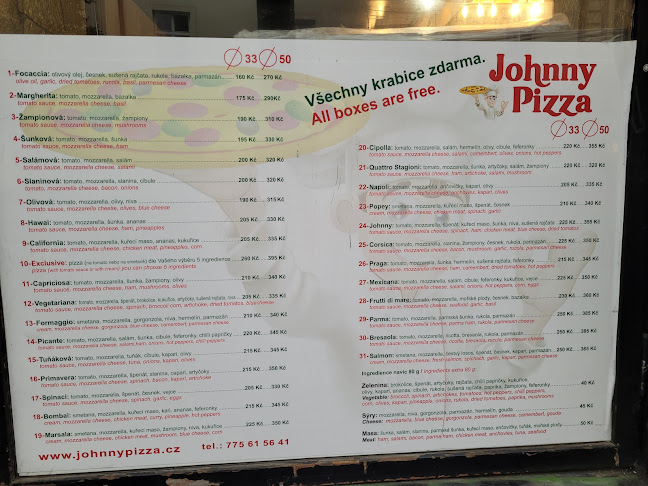 Johnny Pizza Bistro (Takeaway) - Nové Město