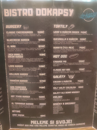 Opinii despre Bistro DOKAPSY în Nové Město nad Metují - Gastronomie a pohostinství