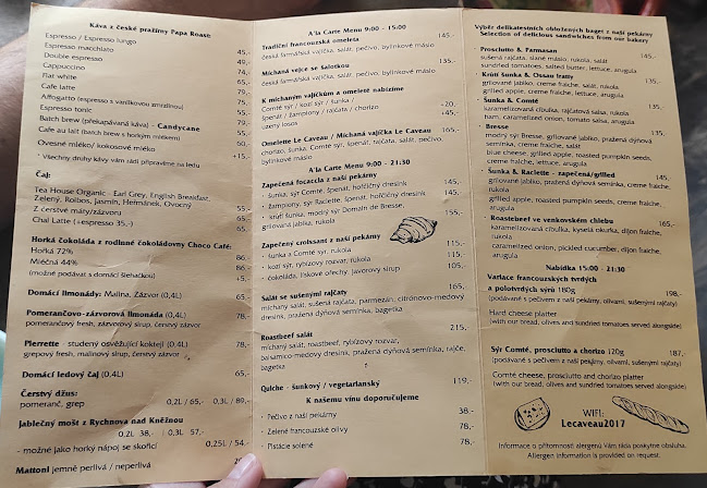 Opinii despre Le Caveau Cukrárna, kavárna, čajovna în Praha - Gastronomie a pohostinství