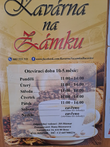 Kavárna na zámku - Bučovice