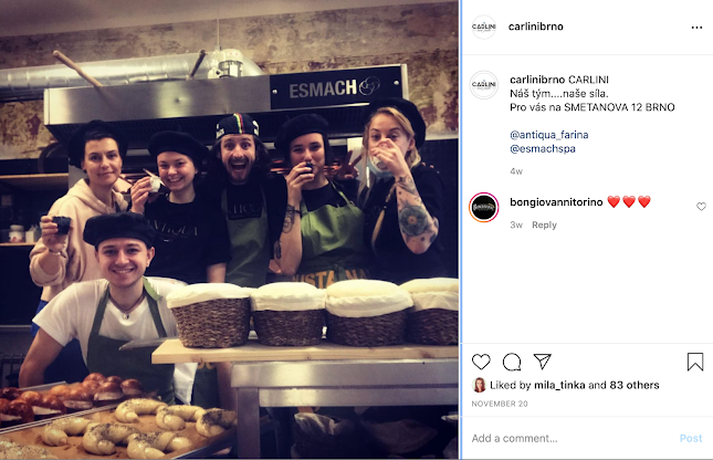 Opinii despre Carlini în Brno - Gastronomie a pohostinství