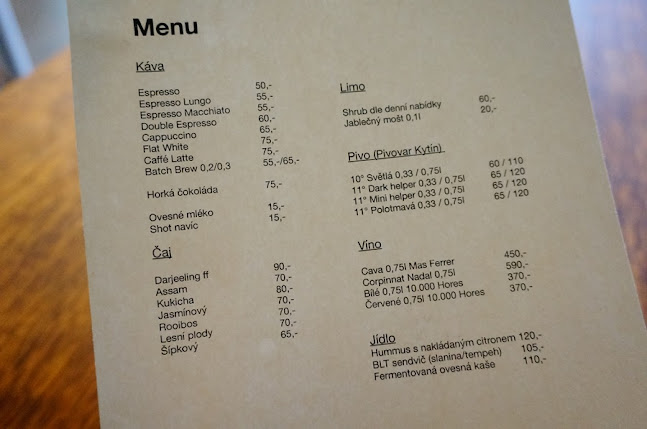 Opinii despre Cafe Hrnek în Praha - Gastronomie a pohostinství