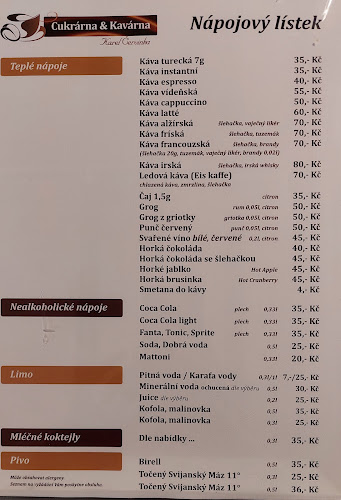 Cukrárna, kavárna a pizza Karel Červinka