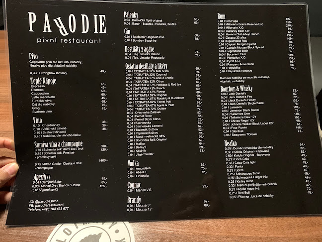 PARODIE - pivní restaurant