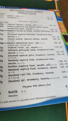 Restaurace Praha Opočno