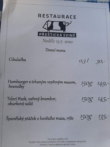 Restaurace Přeštická svině - Přeštice