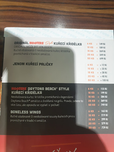 Restaurace HOOTERS Havelská - Staré Město