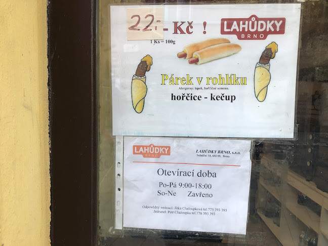 Opinii despre Lahůdky Brno în Brno - Gastronomie a pohostinství