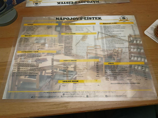 Pivnice a bar Pod Studnou