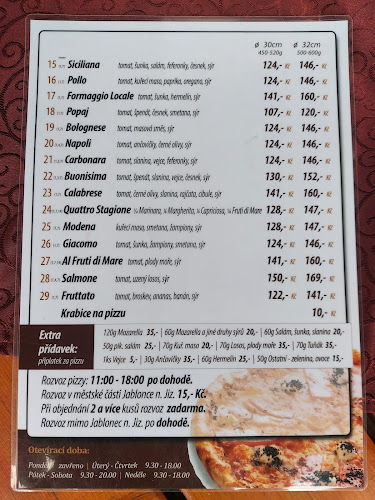 Opinii despre Cukrárna, kavárna a pizza Karel Červinka în Jablonec nad Jizerou - Gastronomie a pohostinství