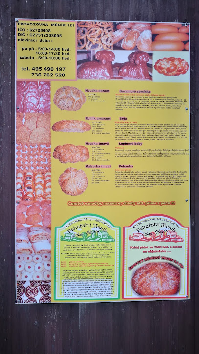 Pekárna Měník, prodejna