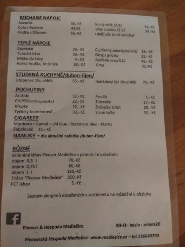 Comentarii opinii despre Pivovar a Hospoda Medlešice