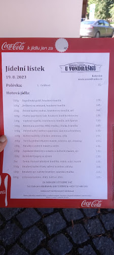 Comentarii opinii despre Restaurace u Vondrášků, Amv Bohemia S.r.o.