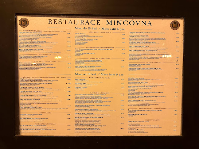 Restaurace Mincovna - Josefov
