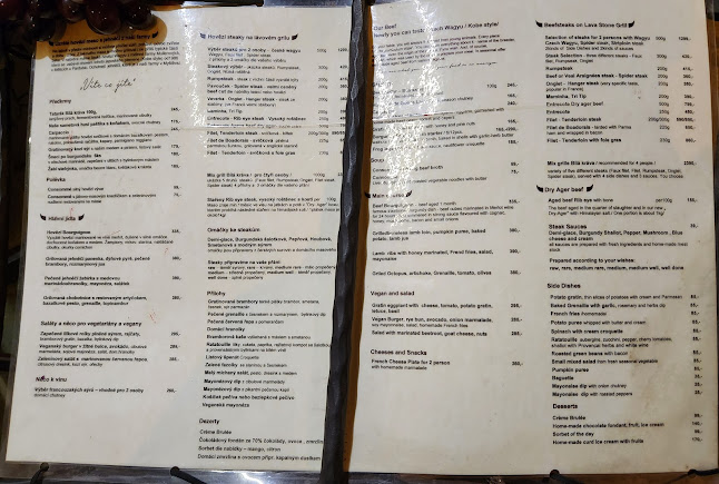 Bílá kráva - steaky a francouzská venkovská kuchyně - Vinohrady