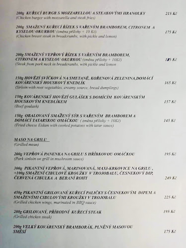 Comentarii opinii despre Restaurace Na Kovárně