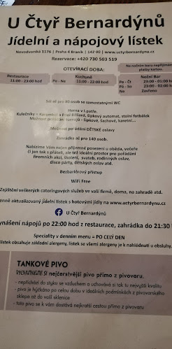 U Čtyř Bernardýnů - Gastronomie a pohostinství