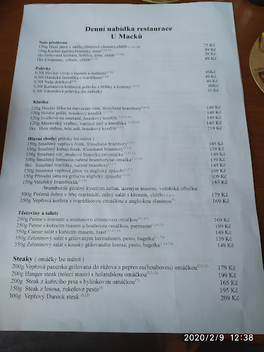 Opinii despre Restaurace U Macků în Olomouc - Gastronomie a pohostinství