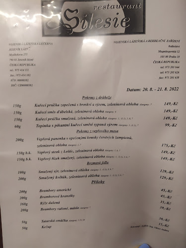 Restaurace Silesie - Jeseník