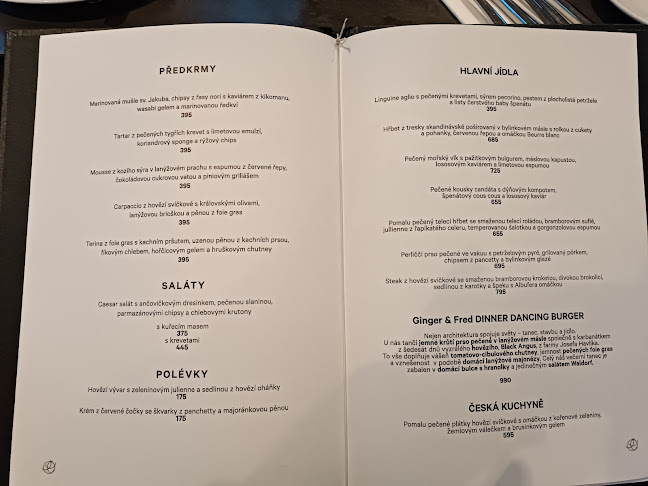 Tančící dům - Ginger & Fred Restaurant