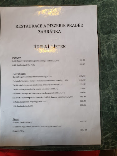 Restaurace Pizzerie Praděd