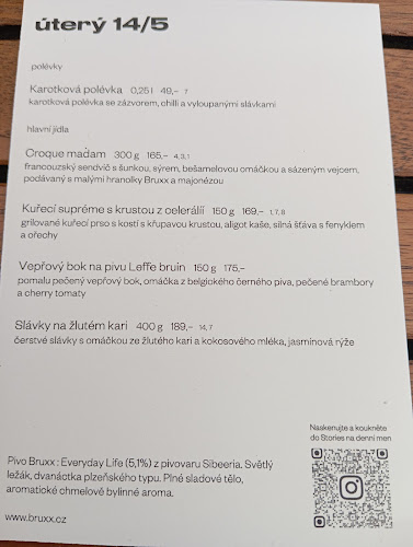Opinii despre Bruxx în Praha - Gastronomie a pohostinství