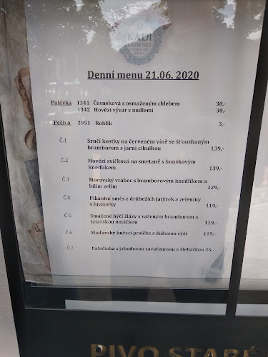 Opinii despre Restaurace U Kádi în Bílina - Gastronomie a pohostinství