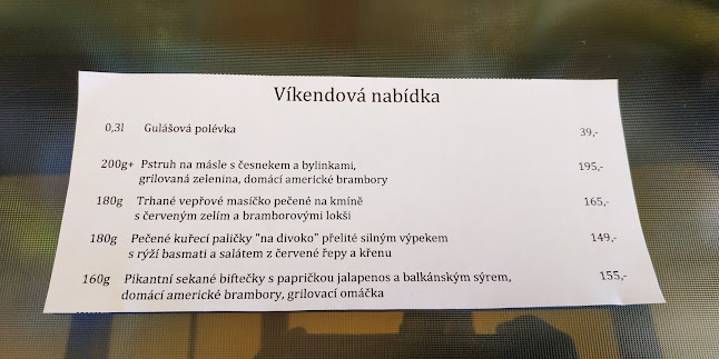 Opinii despre Restaurace Zámeček în Pardubice - Gastronomie a pohostinství
