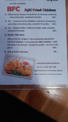 Motorest Býšť - Gastronomie a pohostinství