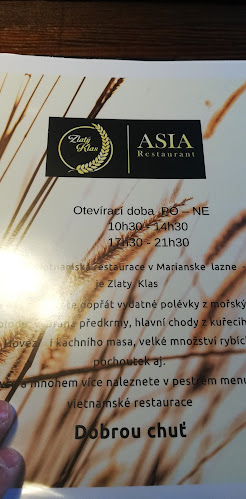 Zlatý Klas ASIA restaurace - Úšovice