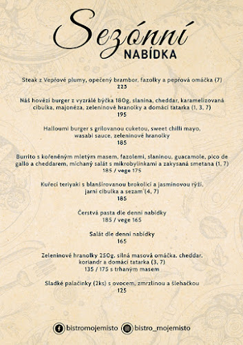 Comentarii opinii despre Bistro Moje Místo