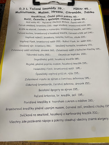 Opinii despre Restaurace Zlatá Brána în České Budějovice - Gastronomie a pohostinství