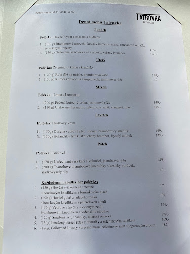 Restaurace Tatrovka - Kopřivnice